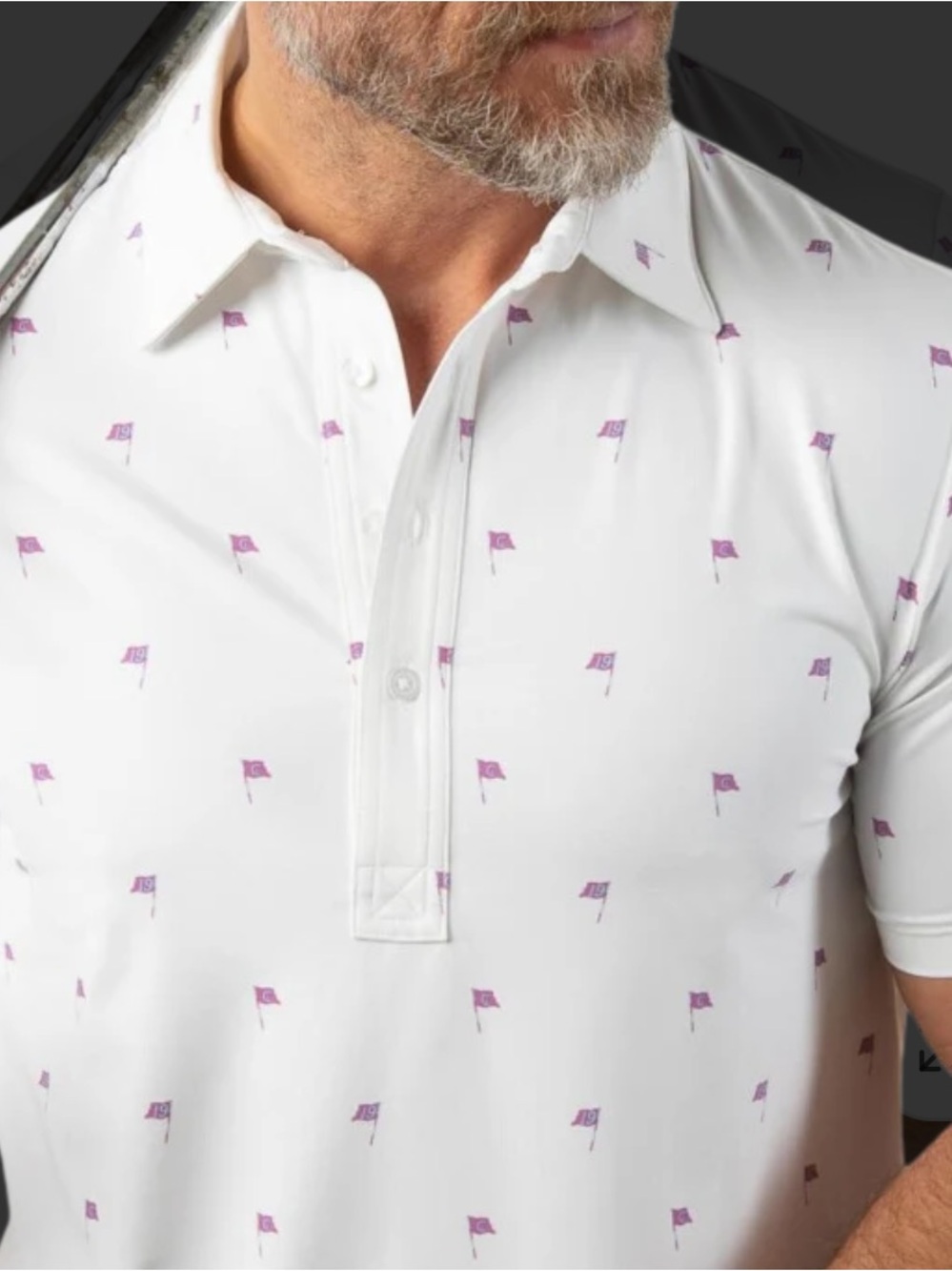 Golfcore Preppy Quiet Luxury Criquet Tour Range Men’s Polo Shirt White XXL
II